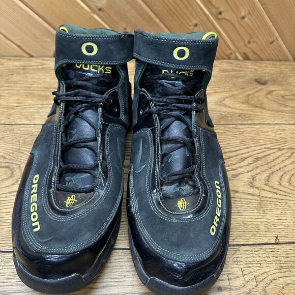 Nike Air Huarache Elite PE Oregon Ducks Away CFM Sample Promo 2006 Size 17 - Picture 8 of 15